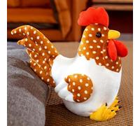 Large Stuffed Chicken- 12 Inch Large Chicken Stuffed Animal Plush Rooster - Plush Stuffed Animal Toy (Polka Dot Chicken)