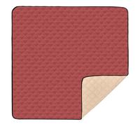 Large Stylish Baby Gymnastics & Activity Floor Mat Washable Tummy Time Mat for Babies Toddlers 50x50cm Auburn