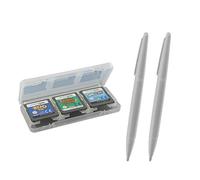 Large Stylus & Game Cartridge Case Set For Nintendo DS Family - Clear | ZedLabz