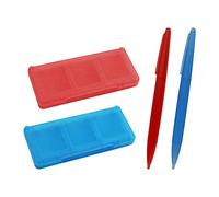 Large Stylus & Game Cartridge Case Set For Nintendo DS Family - Red & Blue | ZedLabz