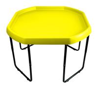 Large Sunshine Yellow 100cm Plastic Activity, Sand & Water Mixing Play Tray with Stand Adjustable to 3 Heights.