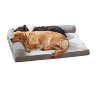 Large Supportive Foam Dog Couch Bed | Calming Puppy Bed With Raised Sides For Added Comfort And Support | Premium Foam Dog Bed For Relaxation And Rest | Ideal For Home, Patio, And Pet Room | Soft, Coz
