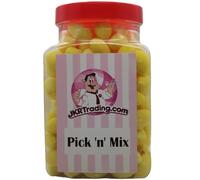 Large Sweet Jar Full Of Traditional Unwrapped Lemon Sherbets