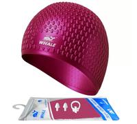Large Swim Cap Silicone Swim Cap Keep Your Hair Dry While Swimming (Rose)
