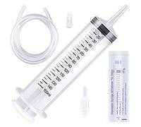 Large Syringe 150ml, Large Capacity Plastic Syringe with 1m Tube, for Liquids, Oil or Glue Applicator, Experiments, Pet Feeding, Plant irrigation Labor Science Use