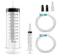 Large Syringe 500ml Oil Suction Syringe with Tubes + Plastic Syringes 20ml