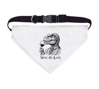 Large 'T Rex Drinking Wine' Dog/Cat/Pet Bandana (PD00061280)