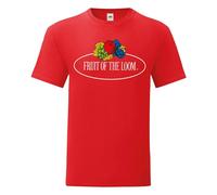 large T-shirt Fruit of the Loom Rouge 2XL