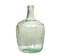 Large Tall 8 Litre Light Blue Recycled Glass Flower Vase Table Wedding Ornament