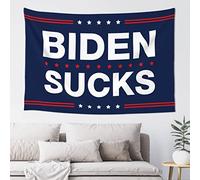 Large Tapestry Biden Sucks Tapestry Stuff for Your Room Man Cave Decorations(75X100CM)