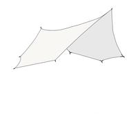 Large Tarp Waterproof Shade Sail Sun Shelter Camping Awning Tent Sunshade Outdoor Garden Canopy Beach Tourist(White)