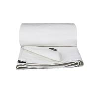 Large Tarpaulin Waterproof Heavy Duty 100 x 110 cm Weatherproof Windproof Uv-Resistant Multipurpose Tarp Easy to Wash for Garden Furniture Camping Ground Sheet Truck Cover, White