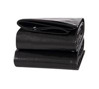 Large Tarpaulin Waterproof Heavy Duty 160 x 190 cm Weatherproof Windproof Uv-Resistant Tarp Sheet Cover Pe Material, Mould-Proof for Multipurpose Indoor Outdoor Protection, Black