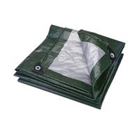 Large Tarpaulin Waterproof Heavy Duty 5x4m/3x2m Tarp Rain Cover Reinforced Multipurpose Outdoor Garden Awning(Green,4x5M)