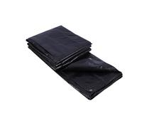 Large Tarpaulin Waterproof Heavy Duty 90 x 190 cm Weatherproof Windproof Uv-Resistant Multipurpose Tarp Easy to Wash for Garden Furniture Camping Ground Sheet Truck Cover, Black