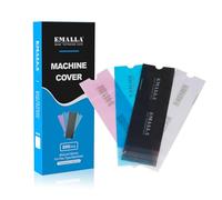 Large Tattoo Machine Covers - Emalla 200Pcs Tattoo Pen Covers Disposable Black Pen Bags 2.5 x 7.1in Machine Sleeves for Tattoo Supplies