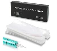 Large Tattoo Machine Pen Covers - Yuelong 200pcs Tattoo Pen Bags sleeves 2.56 X 7.09inch Tattoo Machine Sleeves Plastic Pen Type Bags for Tattoo Artist (Clear)
