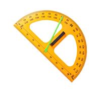 Large Teacher Protractor | 17.91 Inches Teaching Compass Protractor | Math Geometry Ruler | Wear-Resistant Safe Big Display Ruler for Classroom Math Lessons and Geometry Demonstrations
