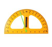 Large Teacher Protractor, Big Classroom Compass, Oversized Math Ruler, Digital Angle Measurement, Dry Erase Compatible, Perfect for Engineering Lessons, School Board Demonstrations