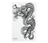 Large Temporary Dragon Arm Tattoo Stickers Waterproof Tattoo Transfers for Adults Fake Realistic Full Sleeve Body Art Scar Cover Stick for Men Women