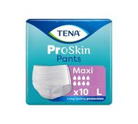 (Large) TENA ProSkin Pants Maxi - 1 x Pack of 10