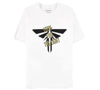 The Last Of Us Fire Fly Design Men's Short-Sleeved T-Shirt White L