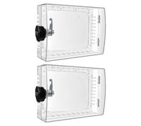 Large Thermostat Box Clear Protective Cover with Combination Code Security for Temperature Control and Tamper Proof Clear PC Thermostat Security Cover