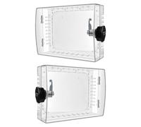 Large Thermostat Box Clear Protective Cover with Combination Code Security for Temperature Control and Tamper Proof Thermostat Box for Schools Hospitals
