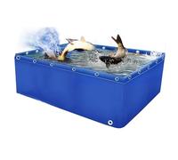 Large Thickened Scratch-Resistant Pond Liner for Above Ground Pools Easy to Clean Portable Cloth for Saltwater Fish & Koi Garden Waterscapes (0.6x0.8x0.5m)