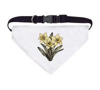 Large ' Three Daffodils' Dog/Cat/Pet Bandana (PD00062608)