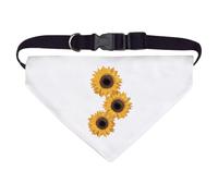 Large 'Three Sunflowers' Dog/Cat/Pet Bandana (PD00065056)