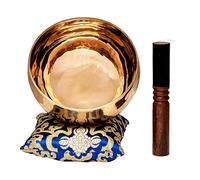 Large Tibetan Singing Bowl Meditation Sound Bowl Hand Hammered in Nepal The Sunset Bowl 6.5 Inch