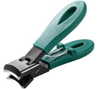 Large Toenail Clippers with Wide Opening, Wide Mouth Nail Clipper Extra-Wide Jaw Open Nail Clipper Unisex (Green)