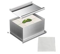 Large Tofu Press Stainless Steel Tofu Maker with Cheese Cloth for Kitchen 6.97 x 5.39 x 3.62inch