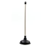 Large Toilet Plunger, Sink Plunger, Bathroom Drain Cleaner, Toilet Plunger White Plastic Handle with Black Cup, Small Plunger Cleaner Pump for Home, Bath, Toilets, Bathtub, Shower, and Drains.