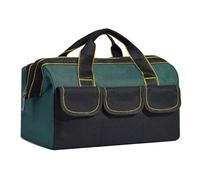 Large Tool Bag with 14 MultiSize Pockets for Efficient Storage Hand/Power Pouches Durability 600D Fabric Construction Large Bag