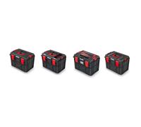 (Large tool box, AluLog - organiser&handle) Kistenberg XBlock Modular Rolling Toolbox Wheels Various Polypropylene Lockable