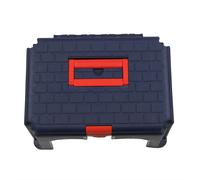 Large Tool Storage Box Blue (Plastic Step Stool Utility Case)