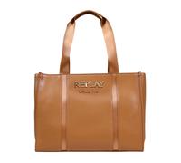 Large Tote Bag- female- Replay- Shopping Bags- Brown- ONE SIZE- Bags ONE SIZE