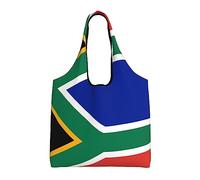 Large Tote Bag South Africa Flag Large Grocery Shopping Bag For Shopping Work Beach