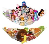 Large Toy Hammock for Stuffed Animals 2 Pack Toy Teddy Bear Storage Net