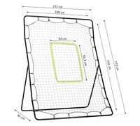 HOMCOM Rebounder Net Kids Adults Baseball Softball Training Aid Goal Play