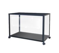 Large Transparent Acrylic Hamster Cage for Guinea Pig Breeding - Thick Paved Landscaping Villa - Ideal Habitat for Gerbil, Syrian Dwarf Mice