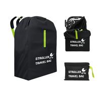 Large transport bag, pram, protective cover for prams on the plane, robust buggy bag, waterproof travel bag with shoulder strap, suitable for transporting on large airplanes (120 x 63 cm)