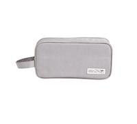 Large Travel Accessories: Hanging Portable Waterproof Travel Pouch & Toiletry Bag - Bag Organiser for Cable, Gym, Shaving, Shower - for Men, Women, Kids with Handle (Grey)