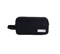 Large Travel Accessories: Hanging Portable Waterproof Travel Pouch & Toiletry Bag - Bag Organiser for Cable, Gym, Shaving, Shower - for Men, Women, Kids with Handle (Black)