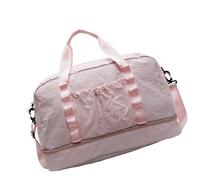 Large Travel Bag for Gym and Travel Fitness Enthusiasts Bag with Wet and Dry Separation for Gym Essential Leisure Travel Bag with Large Capacity, a