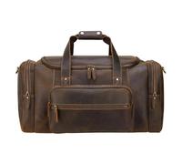 Large Travel Bag Leather Vintage Luggage Bags Duffle Bags Travelling Bag Weekender Bags for Man