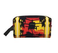 Large Travel Cosmetic Bag Reusable Dopp Kit, Apocalypse Now Print Storage Pouch for Toiletries, Makeup, and Accessories