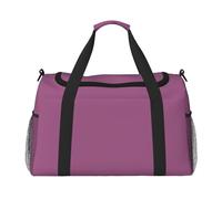 Large Travel Duffel Bag,Solid color grape red Print Men Sports Tote Gym Bag,Shoulder Weekender Handbag Overnight for Women